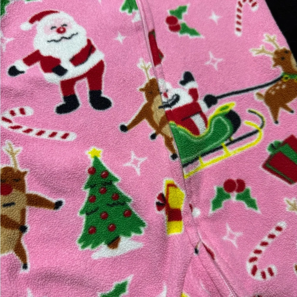 The Children's Place | Pink Holiday Footie Pajamas | 6-9M
